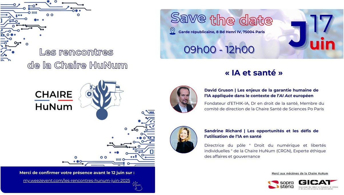 Rencontres de la chaire Humanités numériques, juin 2025